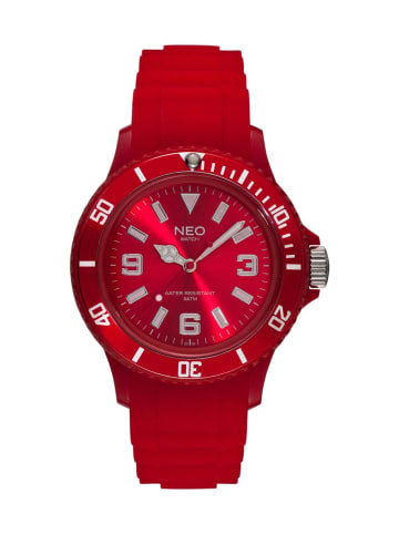 NEO Watch NEO Watch Armbanduhr aus Kunststoff in Rot