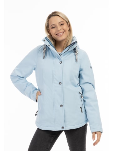 Schmuddelwedda Winterjacke in Eisblau