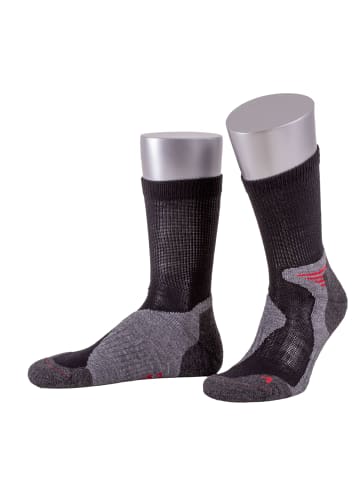 JD J. Dirks Outdoor-Funktions-Wollsocken OD40 in schwarz (01)