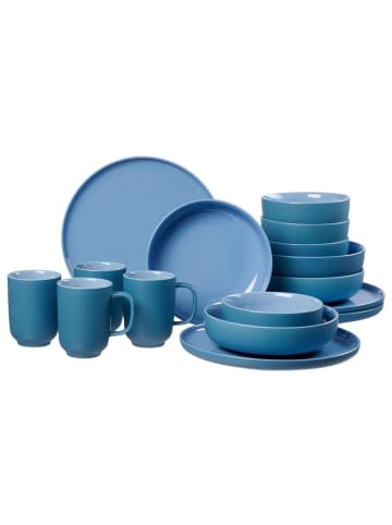 Ritzenhoff & Breker 16er Set Kombiservice Jasper in ozeanblau