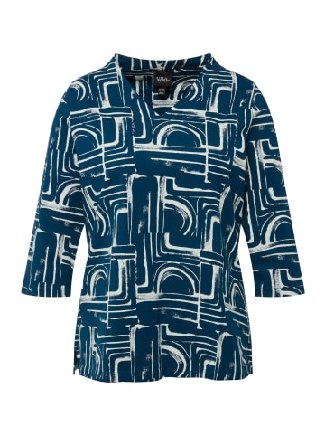 Ulla Popken Shirt in mittelblau