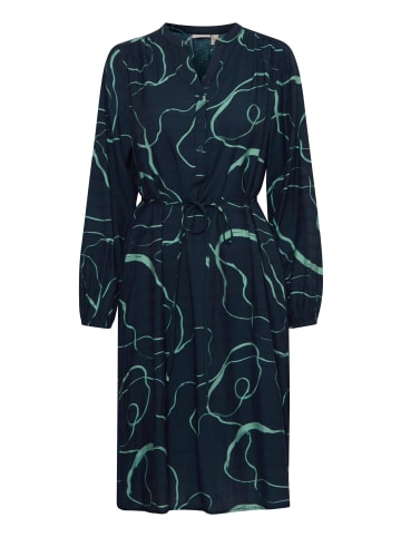 Fransa Kleid FRARIANA Loose fit in Navy Blazer AOP AO24 01E