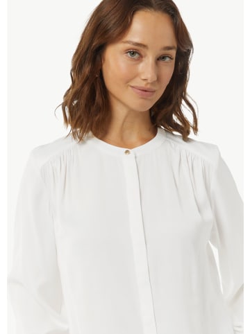 comma Bluse langarm in Weiß