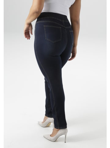 Aniston PLUS Jeansleggings in blau