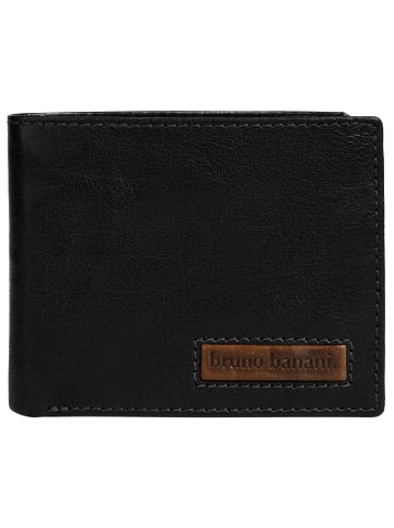 Bruno Banani Geldbörse echt Leder in schwarz