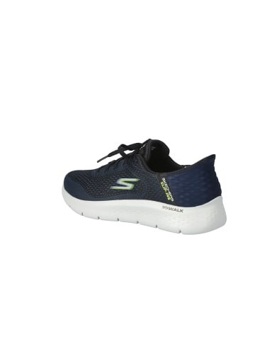 Skechers Sneaker GO WALK FLEX - NEW WORLD in navy/lime