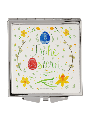 Mr. & Mrs. Panda Frauen Spiegel Ostern Frohe Ostern ohne Spruch in Weiß