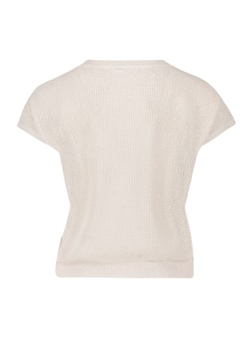 Betty Barclay Lochstrick-Pullover ohne Arm in beige