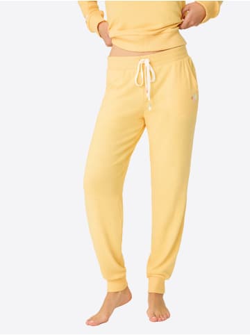 P.J. Salvage Pyjamahose Sunshine on My Mind in zitrone