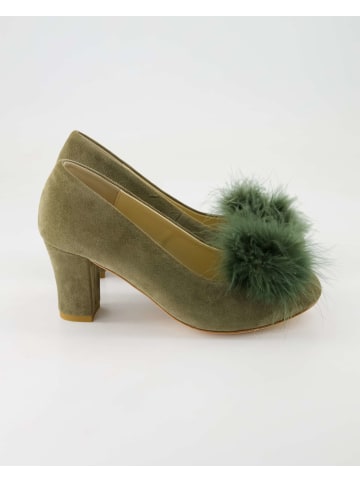 Terry Trachtenschuhe in Grün