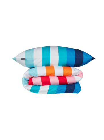 Schiesser Renforcé-Bettwäsche-Set Happy Stripe in Türkis