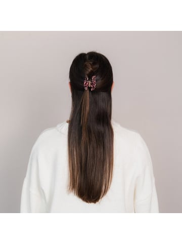 Haarspangen und -clips Yuna  in  Dunkelrot, Weiß