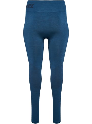 Hummel Hummel Tights Hmlte Training Damen Atmungsaktiv Feuchtigkeitsabsorbierenden Nahtlosen in INSIGNIA BLUE MELANGE