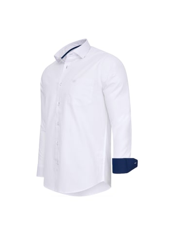 Cappuccino Italia Hemd Milano Stretch in Weiss
