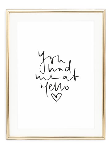 Tales by Jen Poster / Kunstdruck "You had me at hello" I Ohne Rahmen