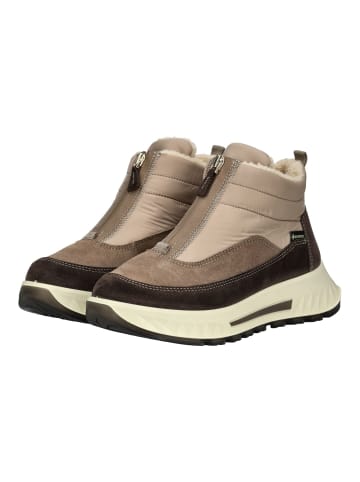 ara Stiefelette in Braun/Beige