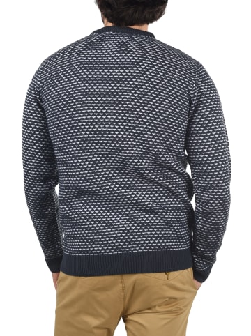 INDICODE Strickpullover IDCoppler 35452MM Strickpulli aus Grobstrick in dunkelblau