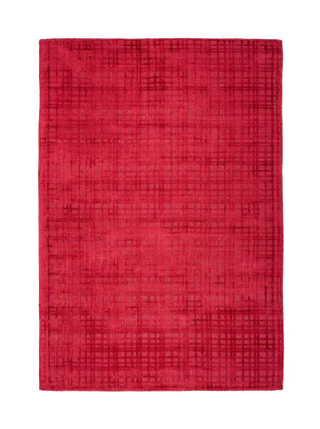 Kayoom Kurzflor Teppich Karma 125 in cherry - rechteckig