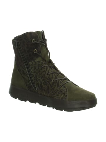 Think! Stiefelette COMODA in Oliv/Kombi