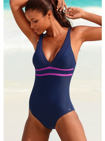 Venice Beach Badeanzug in marine-fuchsia