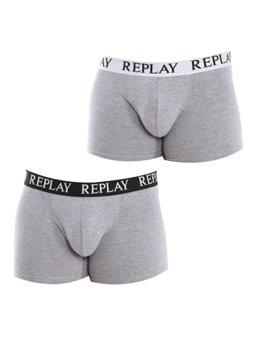Replay Underwear 2er-Set: Boxershorts in Gray