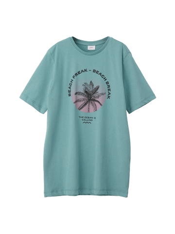 s.Oliver T-Shirt kurzarm in Petrol