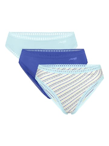 Sloggi Tai-Slip Blue GO Crush 3er-Pack in BLUE - LIGHT COMBINATION