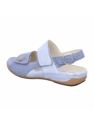 WALDLÄUFER Komfort Sandalen für Damen in hell-blau