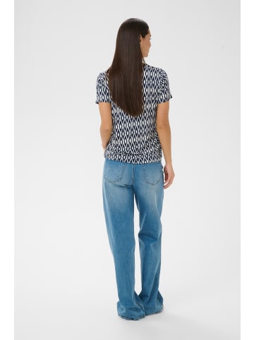 Kaffe T-shirt KAbella Regular fit in Midnight Chalk Graphic