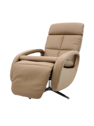 MCW Relaxsessel L11 mit Liegefunktion und drehbar, Taupe