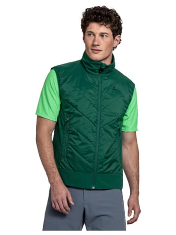 Schöffel Daunen- / Thermoweste "Hybrid Vt Style Blaueis MNS" in fir green
