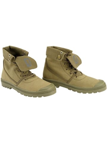 Brandit Sneaker High "Military Canvas Sneaker High" in Khaki