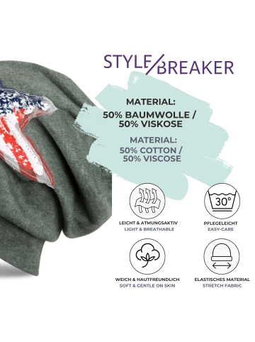 styleBREAKER Beanie Mütze in Braun