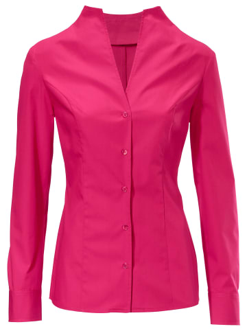 Heine Stehkragen-Bluse in pink