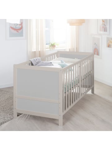 roba Babybett EASY SLEEP 70 x 140 cm - inkl. Matratze 'safe asleep®' - Grau