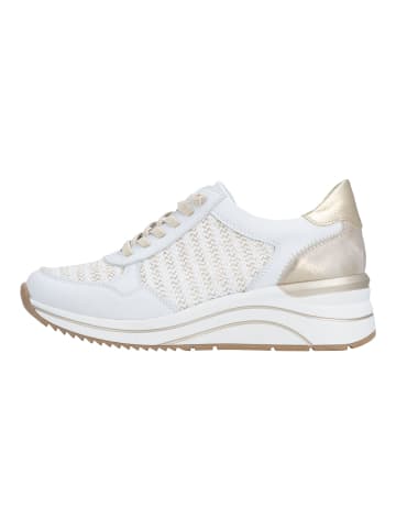 remonte Sneaker in Weiß/Gold
