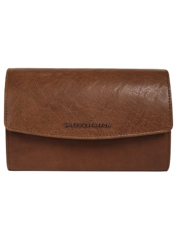 SPIKES & SPARROW Schmuckrolle echt Leder in cognac