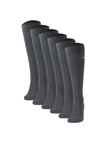 JOOP! Socken 6er Pack in Anthrazit meliert