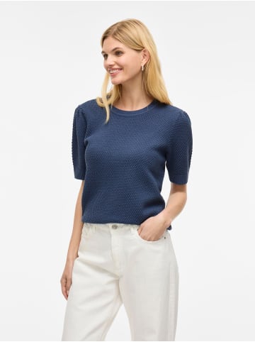Vila Strickoberteil in Vintage Indigo