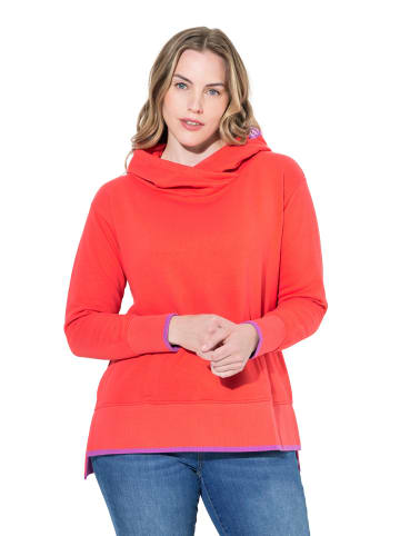 LAURASØN Sweatshirt in hibiskusrot