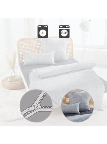 Dyckhoff Weichfrottier Bettwäsche in grau