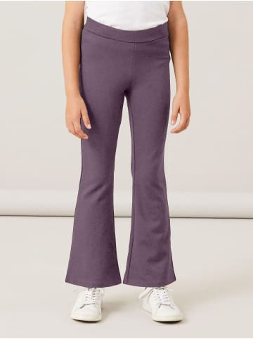 name it Bootcut Stretch Schlag Stoffhose mit Gummizug NKFFRIKKALI in Lila