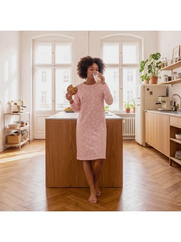 REDBEST Single-Jersey Nachthemd in rosé