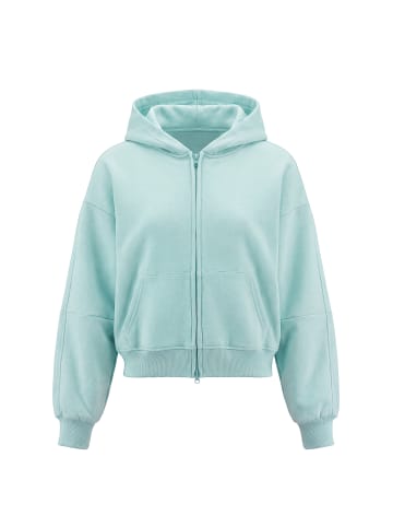 IZIA Women Hoodie in Aqua