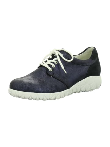 WALDLÄUFER Komfort Schnürschuhe in Blau
