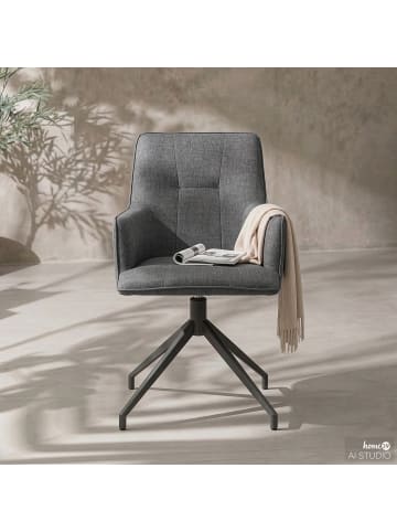 home24 Gartenstuhl Mavi Aqua Protect in Dunkelgrau