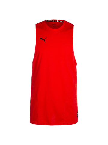 Puma Trainingsshirt Hoops Team in rot / schwarz