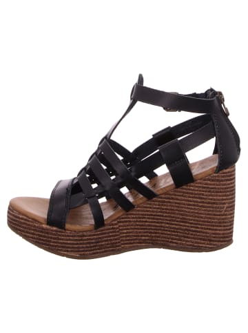 Blowfish Keilsandalette in schwarz