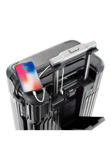 Heys Tekno 4 Rollen Kabinentrolley S 53 cm Laptopfach in black