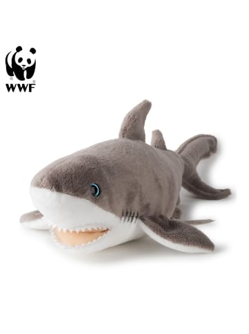 WWF Plüschtier - Weißer Hai (38cm) in weiß